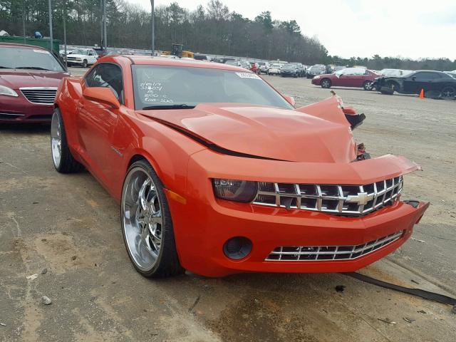 2G1FA1E34D9126432 - 2013 CHEVROLET CAMARO LS ORANGE photo 1