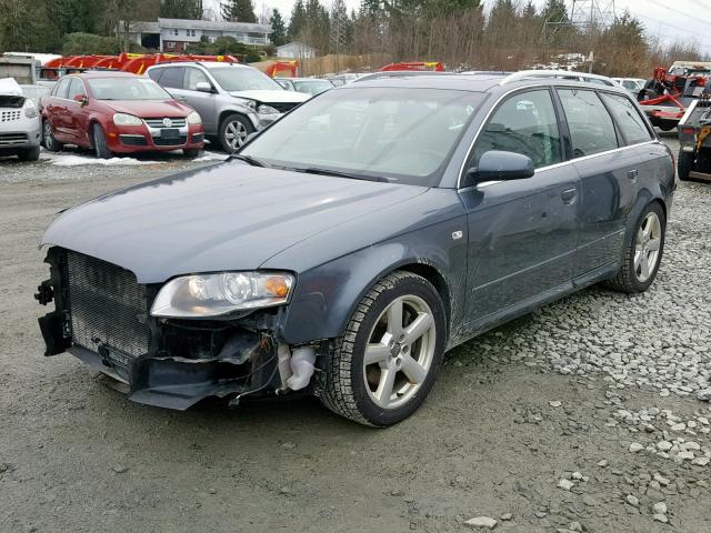 WAUKF68E08A117350 - 2008 AUDI A4 2.0T AV GRAY photo 2