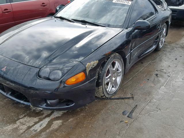 JA3AM84J2VY000650 - 1997 MITSUBISHI 3000 GT SL BLACK photo 9