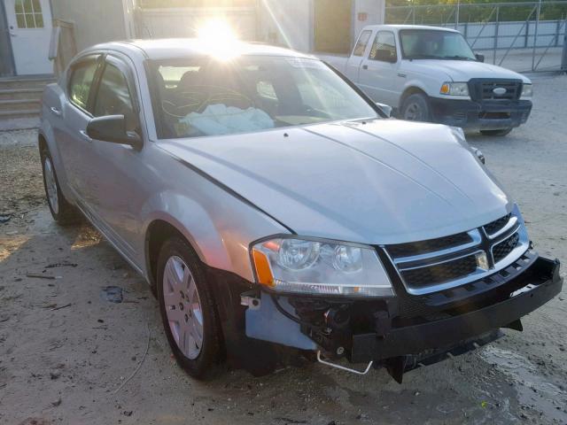 1B3BD4FBXBN540170 - 2011 DODGE AVENGER EX SILVER photo 1