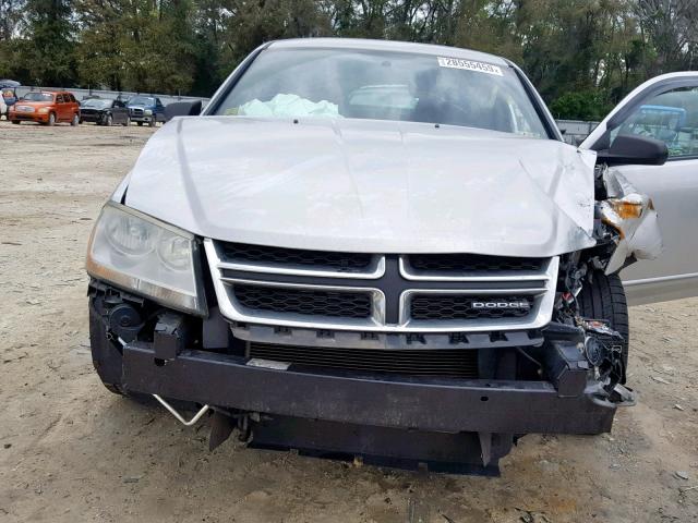 1B3BD4FBXBN540170 - 2011 DODGE AVENGER EX SILVER photo 7