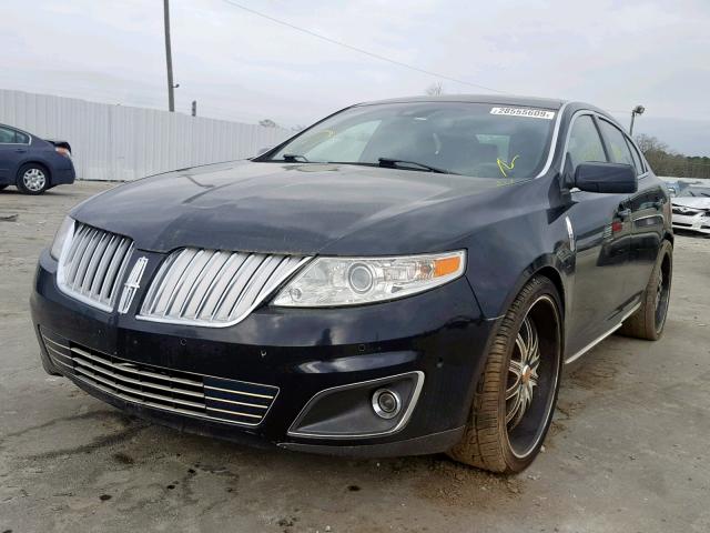 1LNHL9FT2BG614800 - 2011 LINCOLN MKS BLACK photo 2