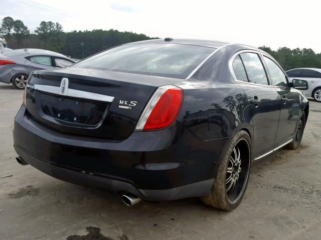 1LNHL9FT2BG614800 - 2011 LINCOLN MKS BLACK photo 4