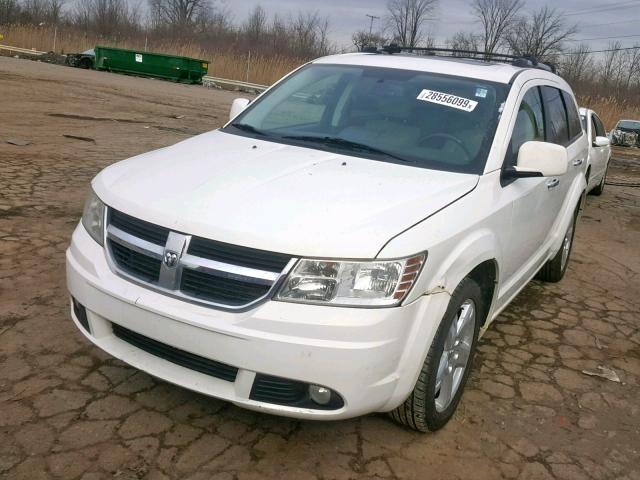 3D4PH6FV7AT250954 - 2010 DODGE JOURNEY R/ WHITE photo 2