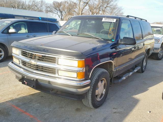 3GNFK16R3TG152121 - 1996 CHEVROLET SUBURBAN BLUE photo 2