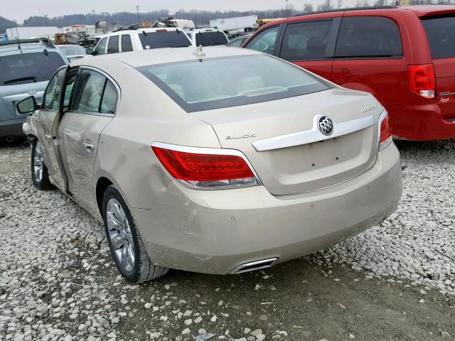 1G4GD5E39CF302256 - 2012 BUICK LACROSSE P GOLD photo 3