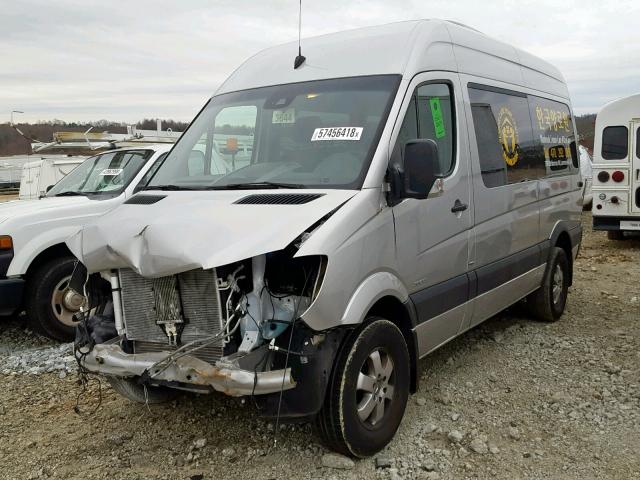 8BRPE7DD4GE129148 - 2016 MERCEDES-BENZ SPRINTER 2 SILVER photo 2