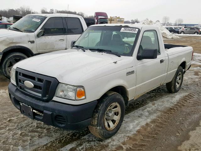 1FTYR10D68PA87391 - 2008 FORD RANGER WHITE photo 2