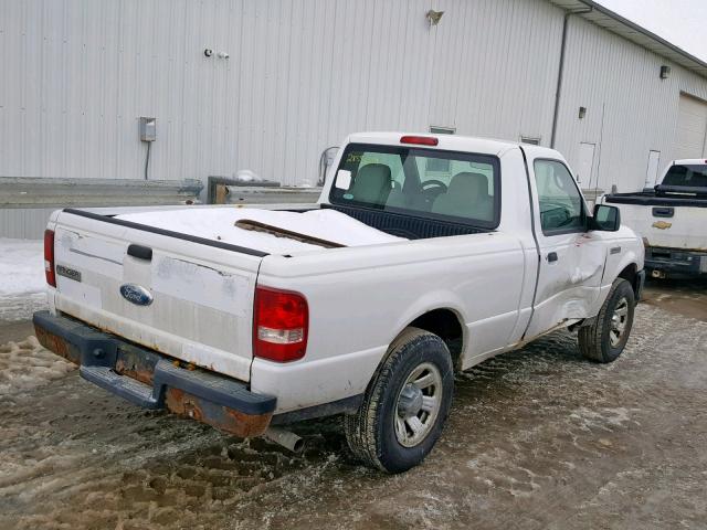 1FTYR10D68PA87391 - 2008 FORD RANGER WHITE photo 4