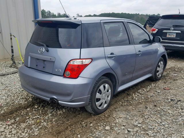 JTKKT624165011323 - 2006 TOYOTA SCION XA BLUE photo 4