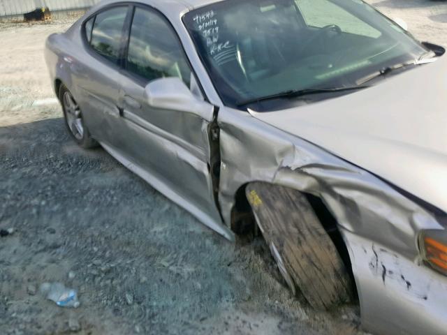 2G2WR554461237519 - 2006 PONTIAC GRAND PRIX SILVER photo 9