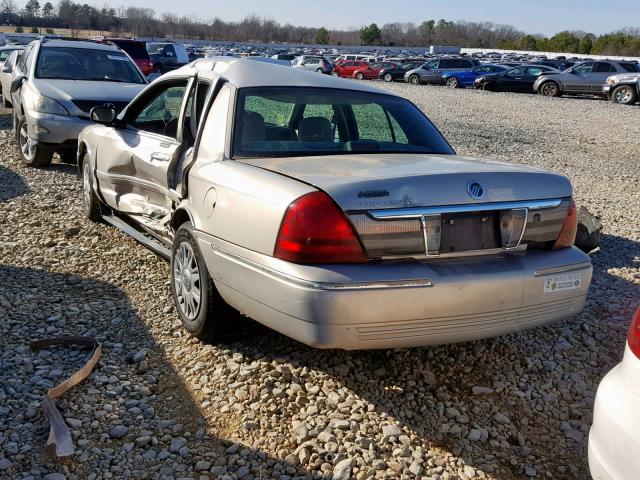 2MEFM74V27X602342 - 2007 MERCURY GRAND MARQ GRAY photo 3