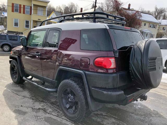 JTEBU11F870027460 - 2007 TOYOTA FJ CRUISER MAROON photo 3