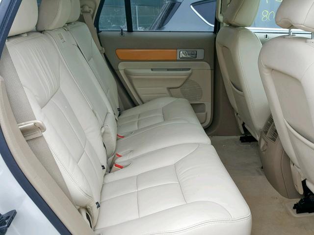 2LMDU88C07BJ37760 - 2007 LINCOLN MKX CREAM photo 6