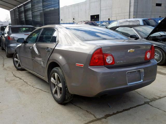 1G1ZC5E0XCF348581 - 2012 CHEVROLET MALIBU 1LT 灰色 照片 3
