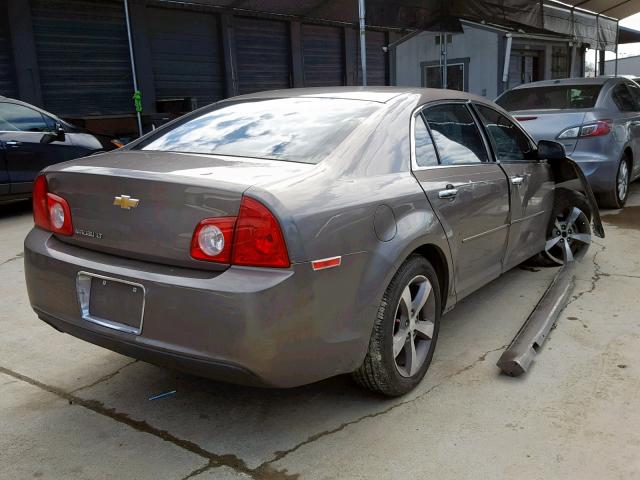 1G1ZC5E0XCF348581 - 2012 CHEVROLET MALIBU 1LT 灰色 照片 4