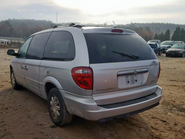 2C8GP64L65R277197 - 2005 CHRYSLER TOWN & COU SILVER photo 3