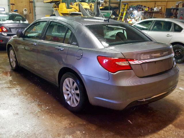 1C3CCBBGXCN150171 - 2012 CHRYSLER 200 TOURIN GRAY photo 3