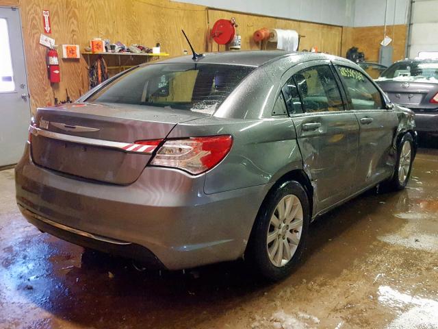 1C3CCBBGXCN150171 - 2012 CHRYSLER 200 TOURIN GRAY photo 4