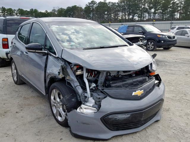 1G1FY6S01K4112880 - 2019 CHEVROLET BOLT EV LT GRAY photo 1