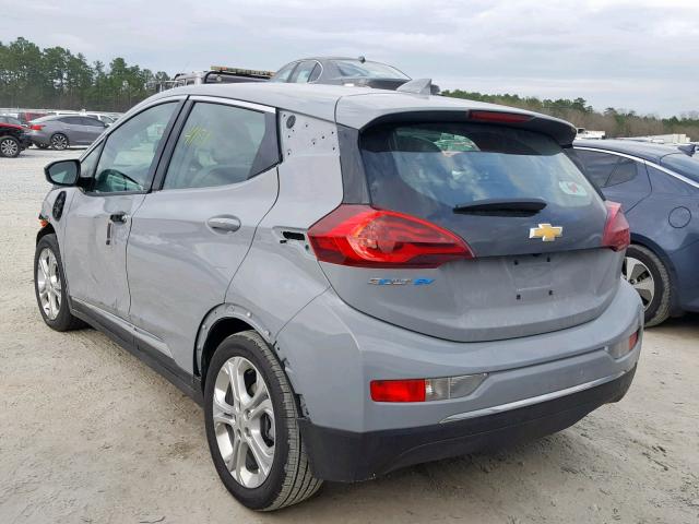 1G1FY6S01K4112880 - 2019 CHEVROLET BOLT EV LT GRAY photo 3