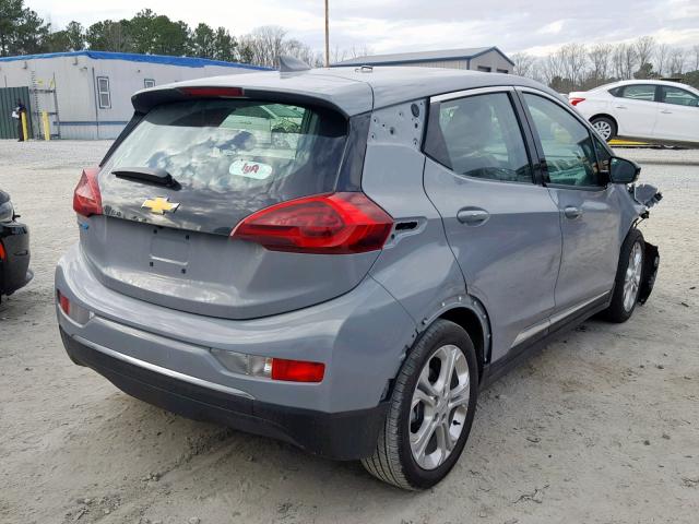 1G1FY6S01K4112880 - 2019 CHEVROLET BOLT EV LT GRAY photo 4