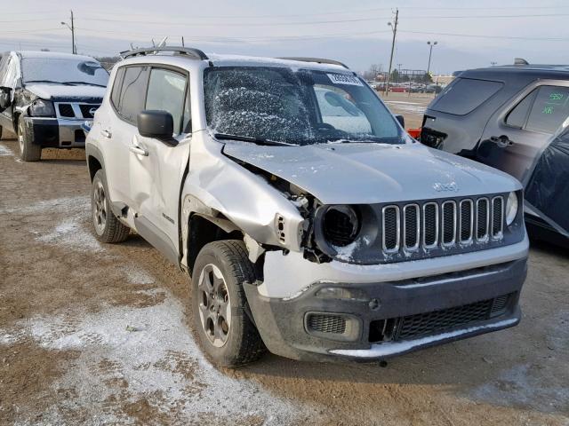 ZACCJBAB0HPE43874 - 2017 JEEP RENEGADE S 银色 照片 1