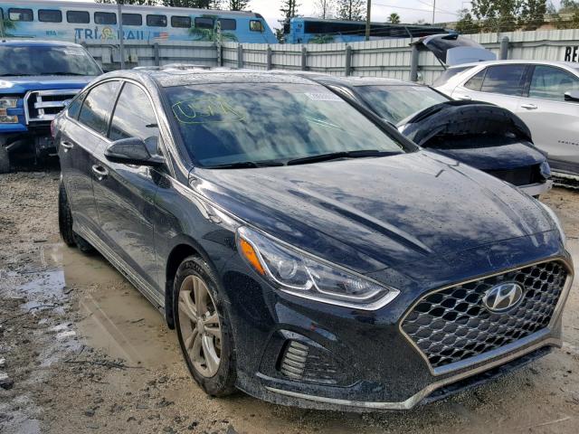 5NPE34AFXKH738322 - 2019 HYUNDAI SONATA LIM BLACK photo 1