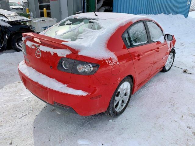 JM1BK323X71751137 - 2007 MAZDA 3 S RED photo 4