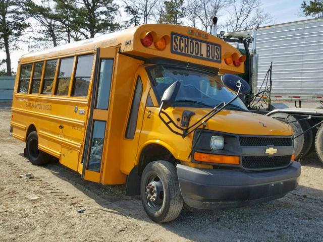 1GB6GUBL8G1162035 - 2016 CHEVROLET EXPRESS G4 YELLOW photo 1