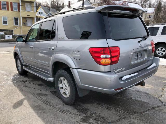 5TDBT48A11S019661 - 2001 TOYOTA SEQUOIA LI SILVER photo 4