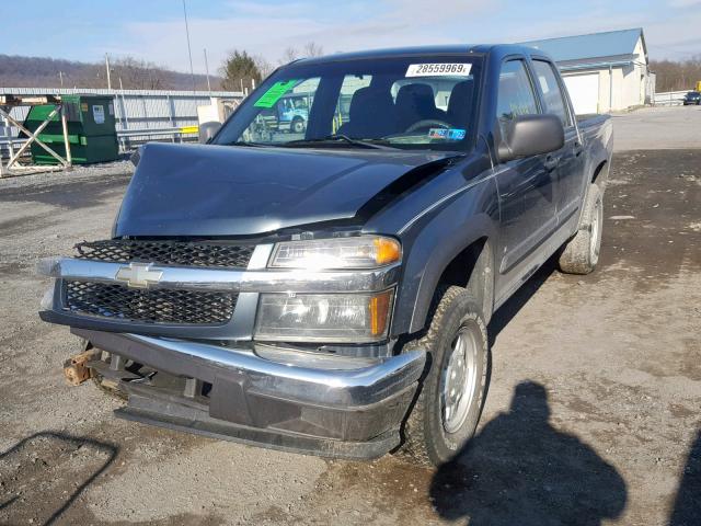 1GCDT136268133609 - 2006 CHEVROLET COLORADO BLUE photo 2