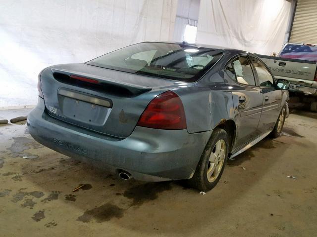 2G2WP552X61314396 - 2006 PONTIAC GRAND PRIX BLUE photo 4