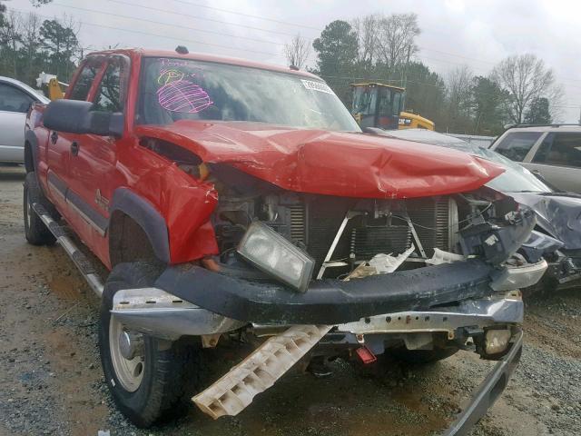 1GCHK23265F825020 - 2005 CHEVROLET SILVERADO RED photo 1