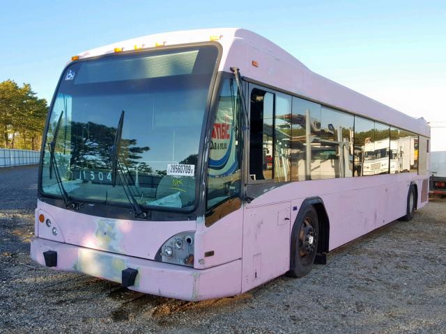 15GGD271271077947 - 2007 GILLIG TRANSIT BU PINK photo 2