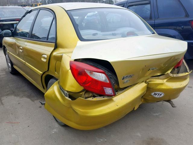 KNADC123316082257 - 2001 KIA RIO GREEN photo 3