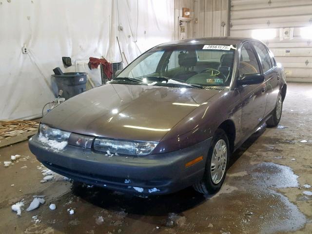 1G8ZH528XXZ111509 - 1999 SATURN SL1 BROWN photo 2