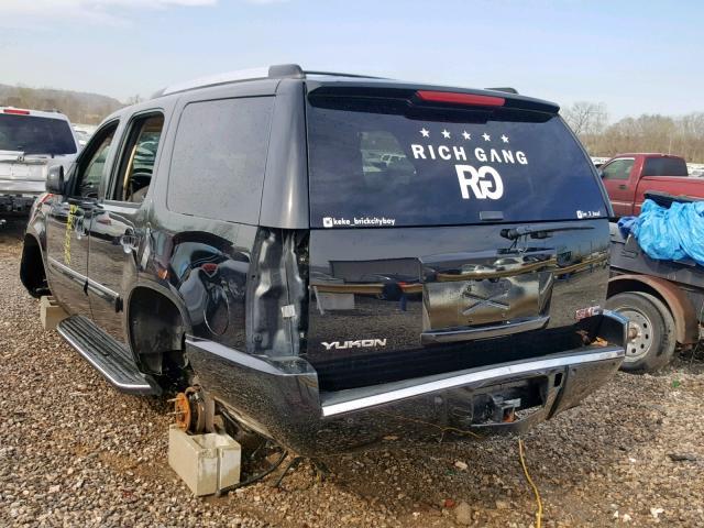 1GKFK63817J290086 - 2007 GMC YUKON DENA BLACK photo 3