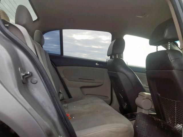 1G1AL58F787102697 - 2008 CHEVROLET COBALT LT GRAY photo 6