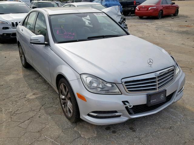 WDDGF4HB4DG093246 - 2013 MERCEDES-BENZ C 250 SILVER photo 1