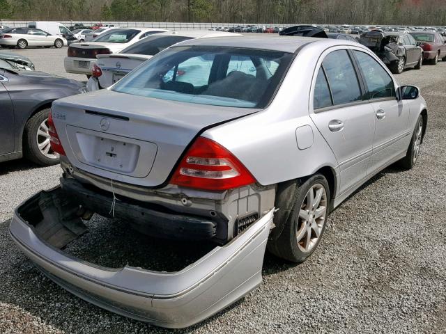 WDBRF40J43F427526 - 2003 MERCEDES-BENZ C 230K SPO SILVER photo 4