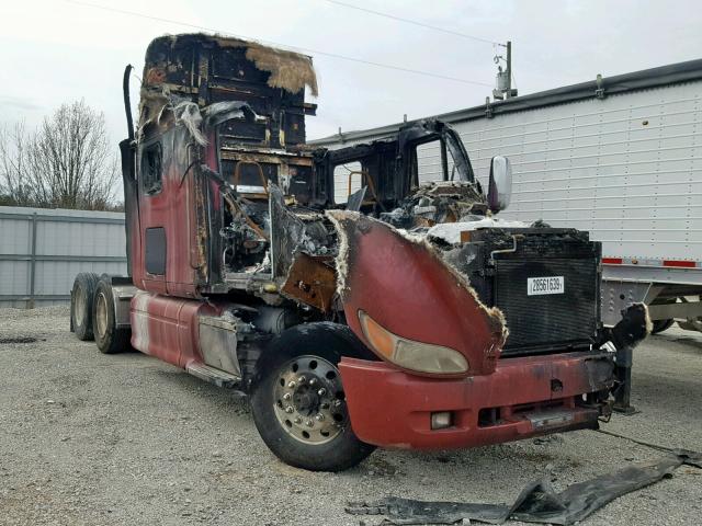 1XP7D49X4AD104865 - 2010 PETERBILT 387 MAROON photo 1