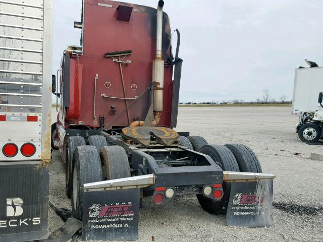 1XP7D49X4AD104865 - 2010 PETERBILT 387 MAROON photo 3