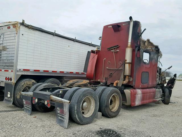 1XP7D49X4AD104865 - 2010 PETERBILT 387 MAROON photo 4