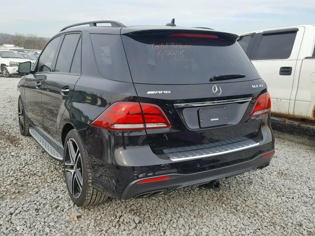 4JGDA6EB6JB085472 - 2018 MERCEDES-BENZ GLE 43 AMG BLACK photo 3