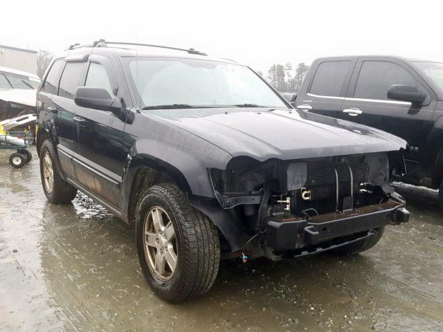 1J8GR48K57C656407 - 2007 JEEP GRAND CHER BLACK photo 1