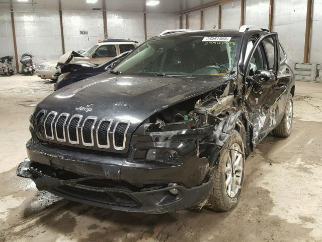 1C4PJMCS8FW697813 - 2015 JEEP CHEROKEE L BLACK photo 2