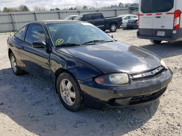 1G1JF12F437165998 - 2003 CHEVROLET CAVALIER L BLACK photo 1