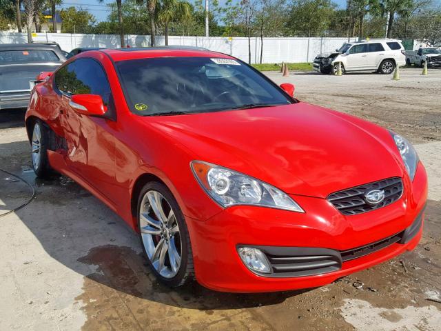 KMHHU6KHXBU045712 - 2011 HYUNDAI GENESIS CO RED photo 1