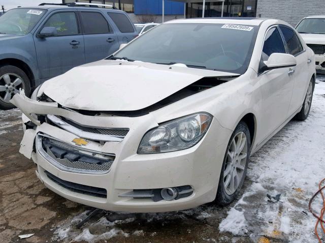 1G1ZE5EB6AF109103 - 2010 CHEVROLET MALIBU LTZ თეთრი ფოტო 2